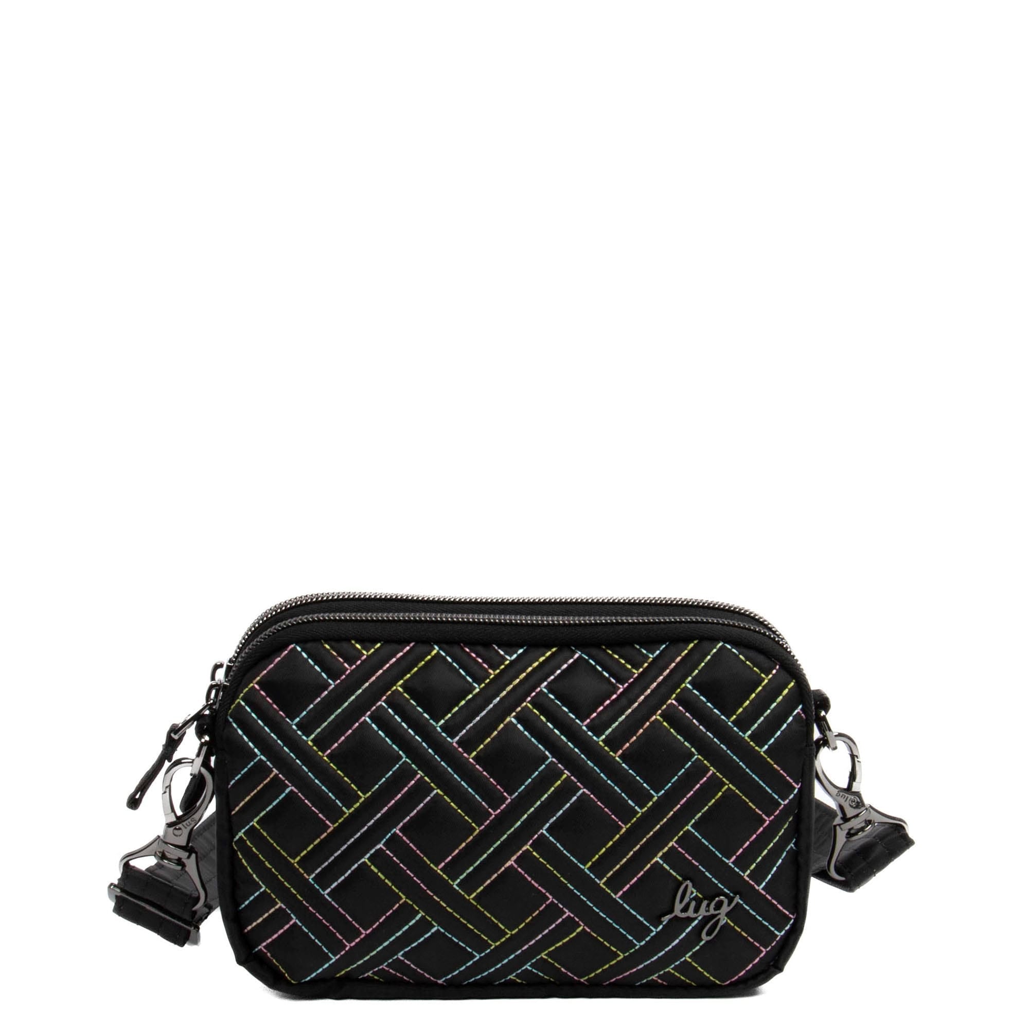 Coupe 2 Convertible Crossbody Bag - BLACK ICEPOP STITCH - Coupe2_BlackWithIcePop_01